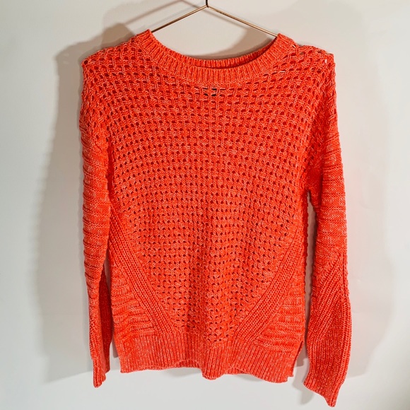 GAP Sweaters - Gap‎ Marl Open Knit Crew Neck Sweater